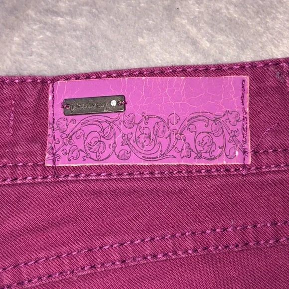 Denim dark red/ purple jeans - Picture 6 of 6